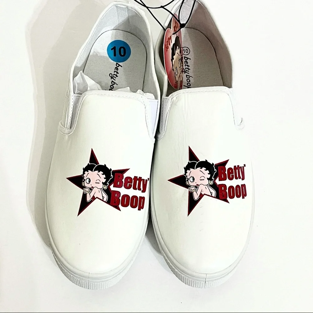 Betty Boop Z-Slip on star shoes Size 10 - Picture 3 of 14